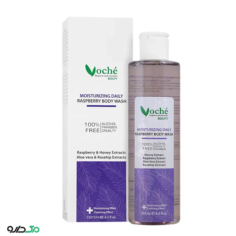 شامپو بدن مرطوب کننده تمشک سیاه وچه